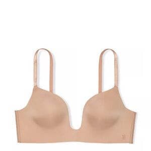 Victoria’s Secret Bare Plunge Low-Back Push-Up Bra, Size 32DD